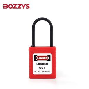 BOZZYS OEM 38MM étanche sécurité plastique Nylon isolé <span class=keywords><strong>cadenas</strong></span> même clé pour le verrouillage de porte industrielle-Tagout - Product Image 5