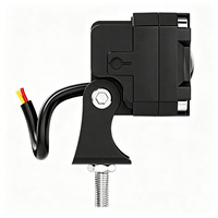 Phare LED à double couleur, 3 faisceaux, faisceau haut et bas, étanche, pour voiture et moto
