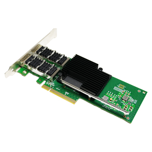 การ์ดเชื่อมต่อเครือข่ายแบบใช้สายภายใน Dual 40GbE QSFP+ PCIe X8 พร้อมขายึดแบบ Low Profile สำหรับแร็คเซิร์ฟเวอร์และโครงสร้างระบบคลาวด์ มีสินค้าในสต็อก - Product Image 1