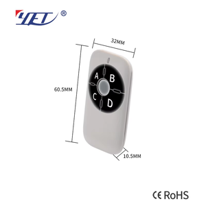 Chưa <span class=keywords><strong>2025</strong></span> hình dạng mới 4 nút cửa nhà để xe mở từ xa 433Mhz Con lăn màn trập phổ cán mã điều khiển từ xa yet2211 - Product Image 3