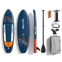 Planche de paddle gonflable haute pression OEM 335*84*15CM avec seau de réparation et clé pour la course rapide