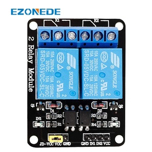 Módulo de proteção de relé de 2 canais, <span class=keywords><strong>3v</strong></span> 5v 12v 24v, módulo de relé com acoplador óptico, placa de expansão de disparo de baixo nível ativo, 2 canais - Product Image 5