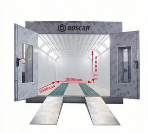 Cabine de pulvérisation de voiture électrique/Diesel/chauffage au gaz 7m * 4m taille standard salle de peinture de voiture salle de pulvérisation à base d'eau - Product Image 1