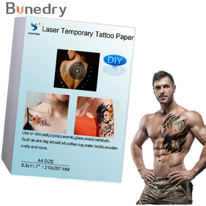 Papier de transfert laser A4 pour tatouages temporaires DIY, résistant à la transpiration - Product Image 1