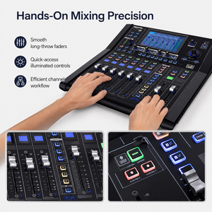 Mezclador <span class=keywords><strong>de</strong></span> Consola Digital MD18 para Espectáculos en Vivo/<span class=keywords><strong>Estudio</strong></span>, Mezclador <span class=keywords><strong>de</strong></span> Audio para <span class=keywords><strong>DJ</strong></span>, Mezclador <span class=keywords><strong>de</strong></span> Audio DSP para <span class=keywords><strong>Estudio</strong></span> <span class=keywords><strong>de</strong></span> Grabación con Grabador USB - Product Image 4