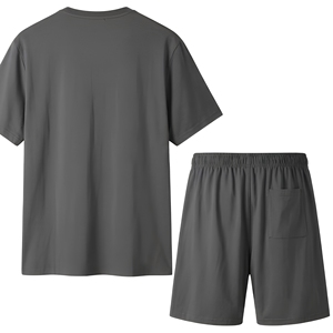 Summer <b>Men's</b> Lightweight Breathable Casual <b>Shorts</b> Set With <b>Short</b> Sleeve Two-piece Streetwear <b>Lounge</b> Wear <b>Men's</b> <b>Shorts</b> Sets - Product Image 2