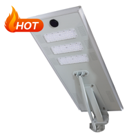 Lampes Extérieures Étanches IP66 Haute Puissance Aluminium 40W 60W 80W Intégrées Tout-en-Un Lumière de Rue Solaire Routes Jardins Alimentation CC