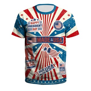 Maglietta con Bandiera USA per Uomo, 4 Luglio, Giorno dell'Indipendenza, T-Shirt Patriottica con Stampa Integrale in Sublimazione, Manica Corta, <span class=keywords><strong>Abbigliamento</strong></span> Casual per Feste - Product Image 2