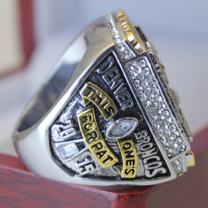 Bague commémorative en alliage pour homme, championnat des Denver Broncos 2015, mettant en scène la victoire <span class=keywords><strong>de</strong></span> la ligue <span class=keywords><strong>de</strong></span> football américain - Product Image 3