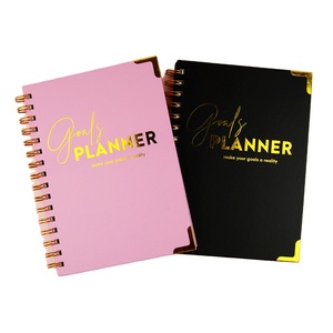 Biểu tượng tùy chỉnh xoắn ốc ràng buộc chương trình nghị sự hàng tháng hàng tuần Nhật Ký selfcare Tạp Chí máy tính xách tay kế hoạch - Product Image 1