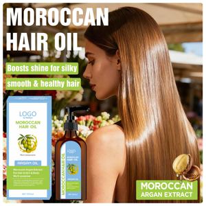 Huile capillaire marocaine personnalisée avec logo, avec pompe, adaptée aux <span class=keywords><strong>cheveux</strong></span> secs et humides, conçue <span class=keywords><strong>pour</strong></span> lisser et nourrir - Product Image 3
