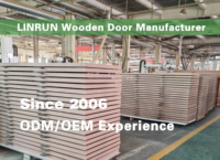 Portes intérieures modernes en bois massif pour chambres à coucher – Designs de portes en bois d'intérieur – Portes avec cadre en promotion directe usine chinoise