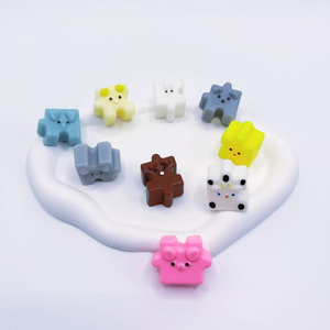 Rompecabezas de Animales de Dibujos Animados, Material TPR Suave, Sensación de Lodo, Rebote Lento, Juguete Antiestrés para Niños - Product Image 4