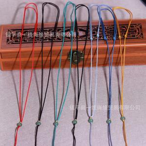 공장 도매 다이아몬드 조정 가능한 손으로 짠 대나무 체인 스포티 구리 남여 공용 난양 목걸이 얇은 펜던트 끈 - Product Image 1