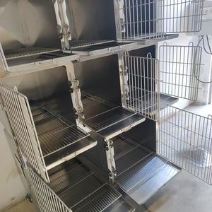 Chenil pour chien en acier inoxydable à plusieurs niveaux, utilisation commerciale pour pensionnat et garderie - Product Image 3