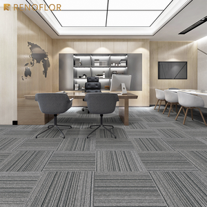 Goedkope Luxe Verwijderbare Dikke Commerciële Bitumen Pp In Elkaar Grijpende Gesneden Stapel Hotel Kantoor Huis Vloer Vierkanten Tapijt Tapijttegels 50X50 - Product Image 3