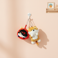 Jouets en peluche personnalisés, poupées, décorations murales de dessins animés, coussins décoratifs - Vente directe d'usine, rembourrage en coton PP, 11-30 cm, unisexe