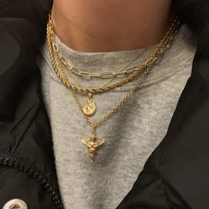 Ketting Massief Goud 18K Diamond Cut Touw Ketting 18Inch 3Mm Geel Touw Ketting Voor Sieraden Maken - Product Image 4
