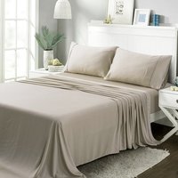 Parure de draps en bambou 100 % biologique personnalisée pour la maison de luxe – Draps-housses en bambou en gros