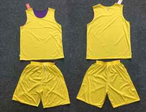 Uniformes de basket-ball personnalisés de haute qualité, uniformes de basket-ball pour jeunes, uniformes d'équipe de basket-ball en maille tricotée - Product Image 5