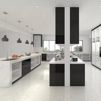 Armoires de cuisine modulaires avec mécanismes, armoires d'angle, conceptions suspendues simples et armoires de base