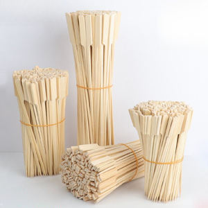 <span class=keywords><strong>Brochette</strong></span> plate en bambou jetable pour <span class=keywords><strong>Kebab</strong></span> Teppo Gun avec sac Opp Bâton plat Teppo pour barbecue extérieur non enduit - Product Image 1