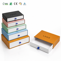 Boîte cadeau élégante de style tiroir avec poignée, idéale pour bijoux et souvenirs, personnalisable en usine