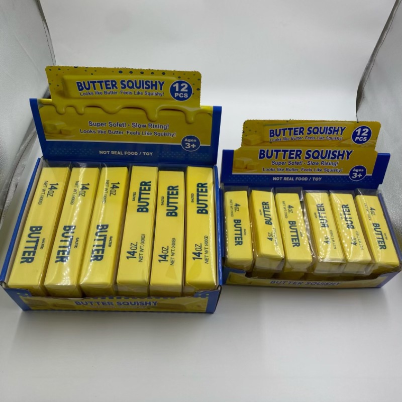 Petits bâtonnets de beurre (boîte transparente PVC/boîte de couleur)