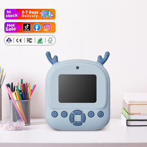 Papier <span class=keywords><strong>photo</strong></span> thermique à capteur MOS, imprimante <span class=keywords><strong>photo</strong></span> de poche, couleur amusante, 2.4 pouces, écran 203dpi, impression instantanée, pour enfants - Product Image 2