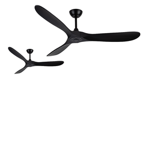 Ventilador de Techo Moderno de Lujo de 42 Pulgadas, Color Gris Envejecido, Madera <span class=keywords><strong>Real</strong></span> ABS, Motor Silencioso de CC de Cobre, Control Remoto, Función de Reversa, Ideal para Hoteles - Product Image 4