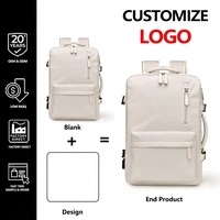 Sac à dos unisexe personnalisé pour ordinateur portable avec port USB - Tissu Oxford imperméable et durable - Doublure en polyester - Conception pour usage professionnel, extérieur et loisirs