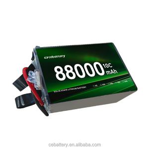275wh/kg pin dung lượng lớn 88000mAh 6S/12S/18S/24S 20c mật độ năng lượng cao HV pin <span class=keywords><strong>lithium</strong></span> trạng thái rắn cho máy bay không người lái - Product Image 2