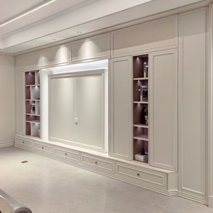 Meuble <span class=keywords><strong>TV</strong></span> moderne de luxe léger, unité murale intégrée sur mesure pour salon - Product Image 2