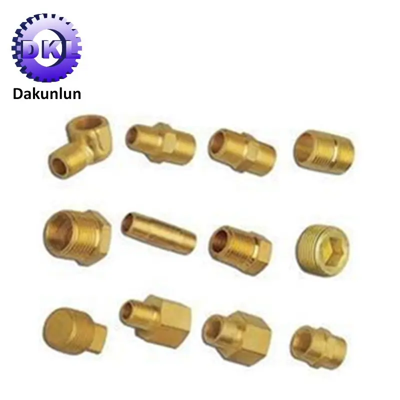 Factory Custom Made Precision Brass Pipe Fittings