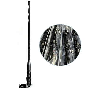 Antenne radio mobile VHF/UHF robuste à ressort, en fibre de verre, 477 MHz, avec câble PL259 - Product Image 1