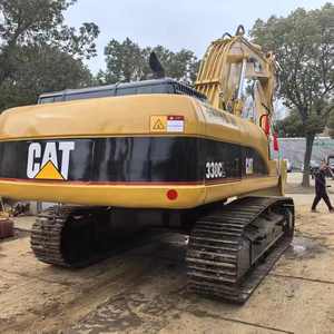 รถขุด CAT 330C มือสองจากญี่ปุ่น สีเดิมจากโรงงาน งานหนัก สำหรับงานก่อสร้างและเหมืองแร่ รถขุดตีนตะขาบ CAT 336c มือสอง - Product Image 3