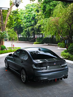 Couverture de coffre arrière en carbone sec de style CSL de haute qualité, légère, kit de carrosserie extérieur aérodynamique pour BMW M3 G80 M4 G82 G83