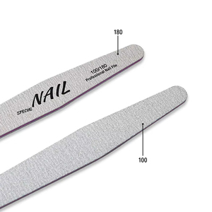 Professionale lima per unghie 5 forme 180/240 lima per unghie colore bianco personalizzato striscia di lucidatura per unghie carta <span class=keywords><strong>vetrata</strong></span> - Product Image 3