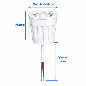 ไฟดาวน์ไลท์ 9W หรี่แสงได้ LED โมดูลดาวน์ไลท์ AC 230V 950-1000LM ปราศจากการสั่นไหว มุมลำแสง 60 องศา 15 ชิ้น SMD 2835 - Product Image 6