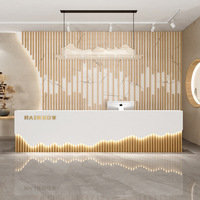 Nouveau design comptoir de réception salon de beauté réception réception caissier réception pour spa vêtements mariée boutique entreprise