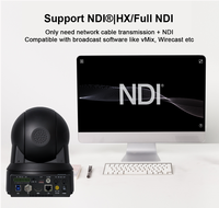 Caméra PTZ avec zoom optique 20X, 1080P 60FPS, NDI HX2, USB3.0, HD 3G-SDI, PoE, OEM ODM pour vidéoconférence