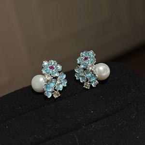 <span class=keywords><strong>Orecchini</strong></span> di <span class=keywords><strong>perle</strong></span> di fiori di ciliegio per belle ragazze dolce piccola fata pendolarismo <span class=keywords><strong>orecchini</strong></span> di <span class=keywords><strong>perle</strong></span> di pane bianco versatili - Product Image 3