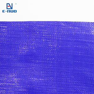 Bâche en PE imperméable, résistante aux UV, légère, bleue/argentée, pour le <span class=keywords><strong>camping</strong></span> et les abris d'urgence - Product Image 6