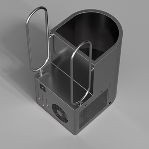 <span class=keywords><strong>Vasca</strong></span> per <span class=keywords><strong>Bagno</strong></span> di Ghiaccio in Acciaio Inox per Palestra, Fitness e Recupero Sportivo, <span class=keywords><strong>Vasca</strong></span> Semirotonda per Immersione in Acqua Fredda con Refrigeratore d'Acqua da 1Hp - Product Image 4