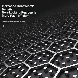 <span class=keywords><strong>Wok</strong></span> à motif nid d'abeille pour une friture rapide, en acier inoxydable, fond plat, base épaisse, gain de temps - Product Image 4