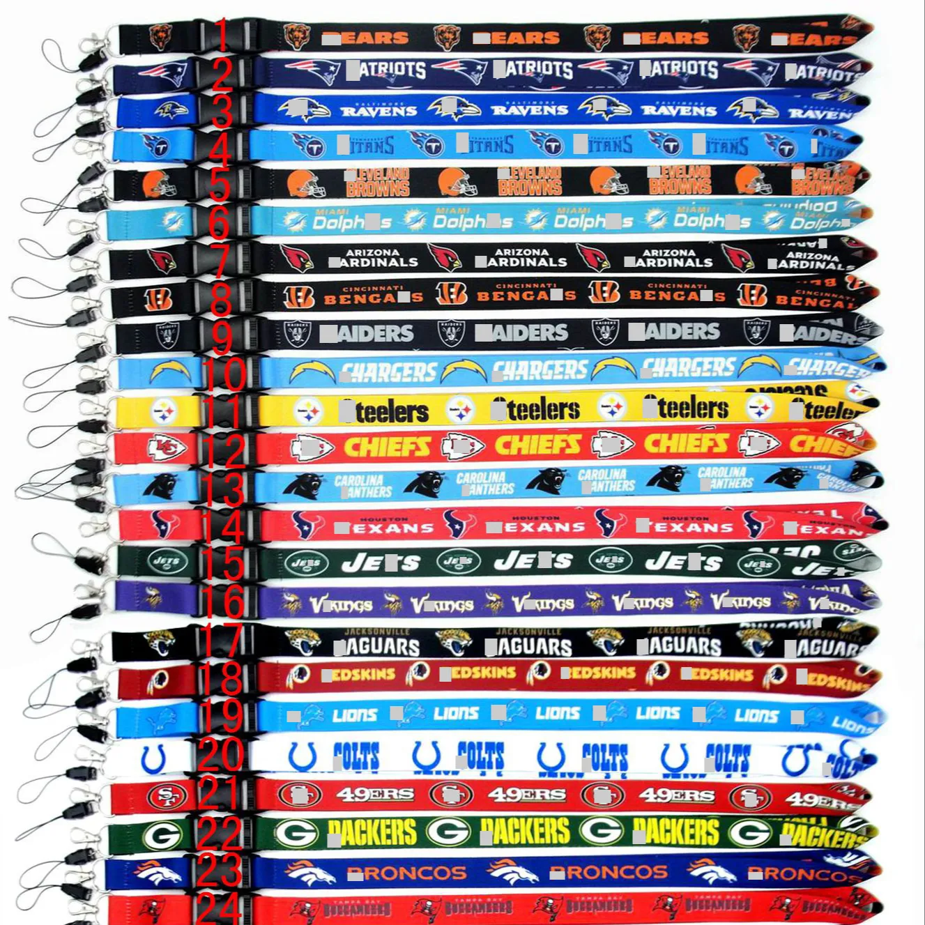 American Football Club Popular Products for Wholesale Necklace Lanyards For Sale Promotion