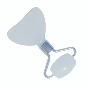 Mini rouleau de jade blanc et outil de massage Gua Sha pour le visage - Product Image 1