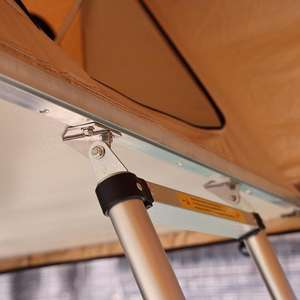 Vente en gros de tente de toit en toile imperméable pour 2-3 personnes ABS Triangle aluminium dur meilleur toit <span class=keywords><strong>camping</strong></span> extérieur tente voiture - Product Image 4