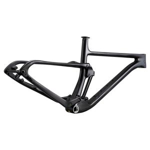 Cadre de vélo de montagne en <span class=keywords><strong>carbone</strong></span> à double suspension intégrale ICANbikes 29er, axe traversant en aluminium 100*12MM, patins arrière - Product Image 2