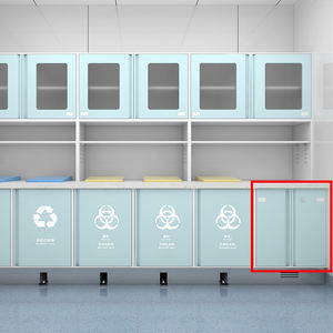 Plinthe moderne d'armoire d'acier inoxydable de 2 portes résistantes commerciales pour l'usage de <span class=keywords><strong>clinique</strong></span> d'hôtel de cuisine de maison de supermarché de salle à manger - Product Image 4